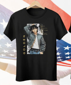 Jin Wearing Jungkook Golden Tee Shirt