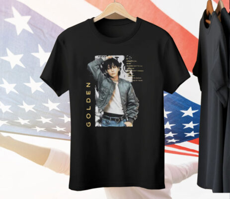 Jin Wearing Jungkook Golden Tee Shirt