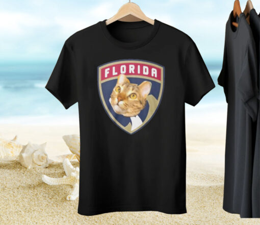 Paul Maurice Cat Florida Panthers Tee Shirt