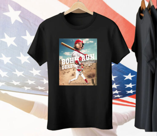 Alec Bohm Phillies Bohm Run Derby Tee Shirt