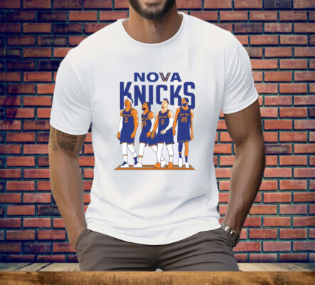 Jalen Brunson Josh Hart Mikal Bridges Donte Divincenzo Nova Knicks Tee Shirt