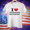 I Love Guitariste Moustachu Tee Shirt