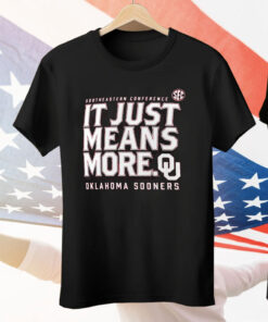Oklahoma Sooners Fanatics Sec It Just Means More Tee Shirt