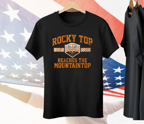 TENNESSEE BASEBALL ROCKY TOP REACHES THE MOUNTAINTOP Tee Shirt