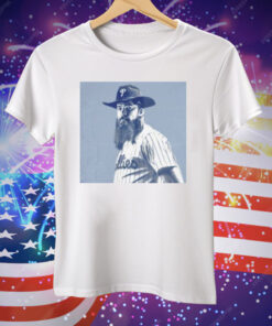 Orion Kerkering Wearing Vote on Marsh Tee Shirt