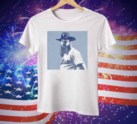Orion Kerkering Wearing Vote on Marsh Tee Shirt