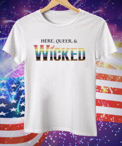 Mary Kate Morrissey wearing here queer and wicked Tee Shirt
