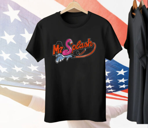 BALTIMORE BASEBALL MR. SPLASH TEXT Tee Shirt