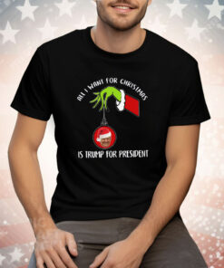 All I Want For Christmas Is Trump For President 2024 Tee Shirt