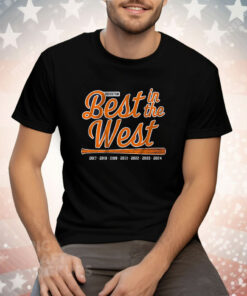 Houston Baseball Best In The West Tee Shirt