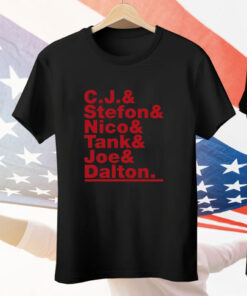 Houston Football C.J Stefon Nico Tank Joe Dalton Tee Shirt