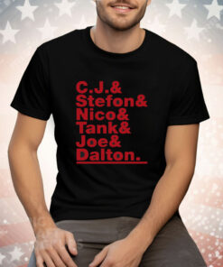 Houston Football C.J Stefon Nico Tank Joe Dalton Tee Shirt