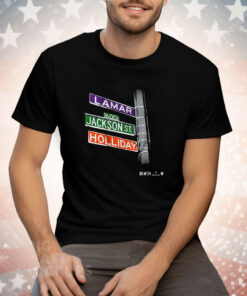 Lamar Jackson Holliday Street Tee Shirt