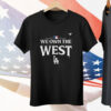 Los Angeles Dodgers Fanatics 2024 Nl West Division Champions Locker Room Tee Shirt