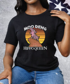 Moo Deng The Hippo Queen Tee Shirt