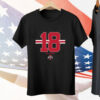 Ohio State Football Will Howard 18 Ladies Boyfriend Tee Shirt