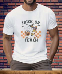 Trick Or Teach Teacher Halloween Tee Shirt