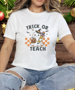 Trick Or Teach Teacher Halloween Tee Shirt