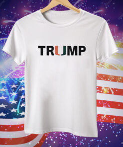 Trump Miami Hurricanes logo Tee Shirt