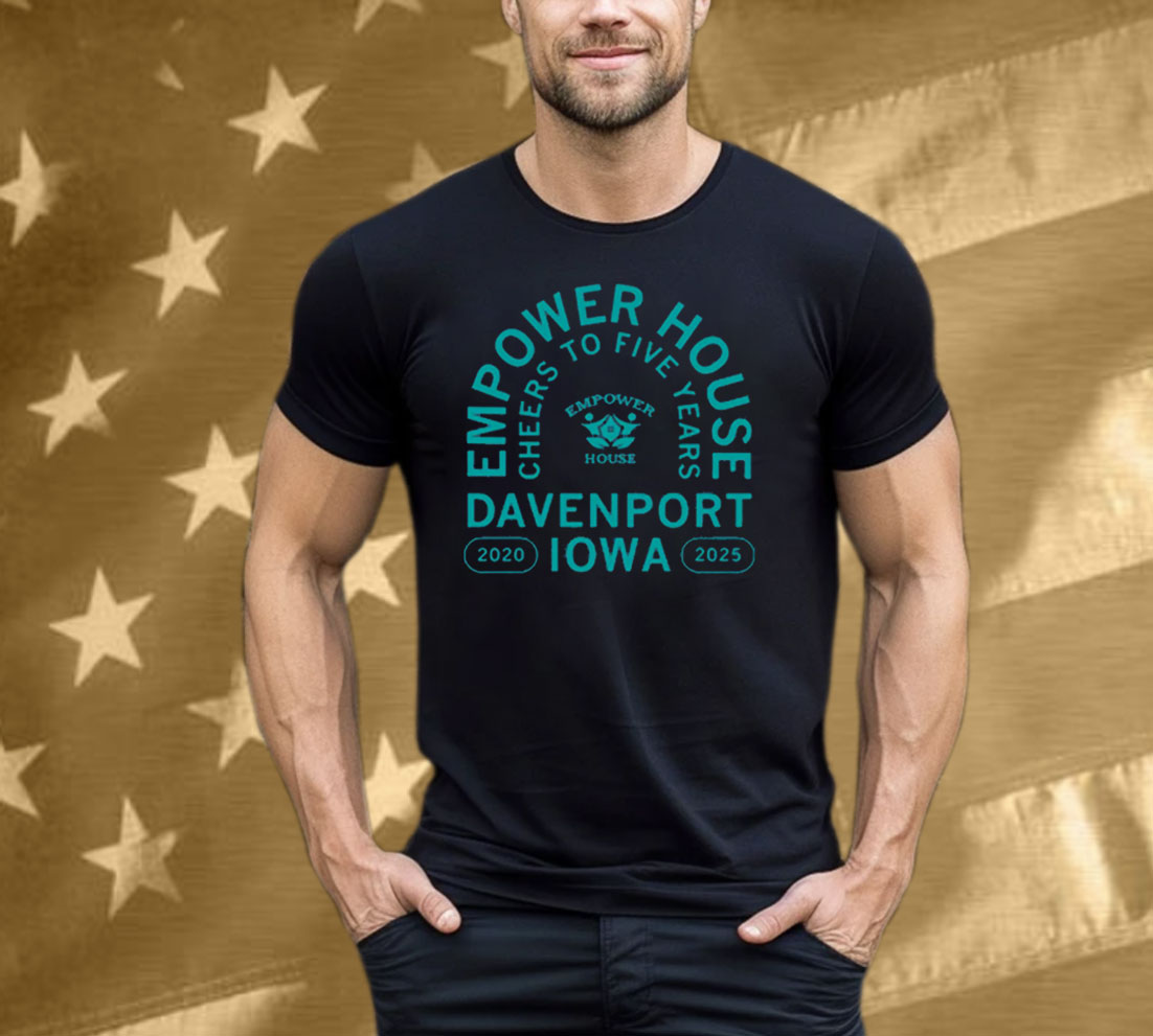 Empower House Cheers to Five Years Tee Shirt