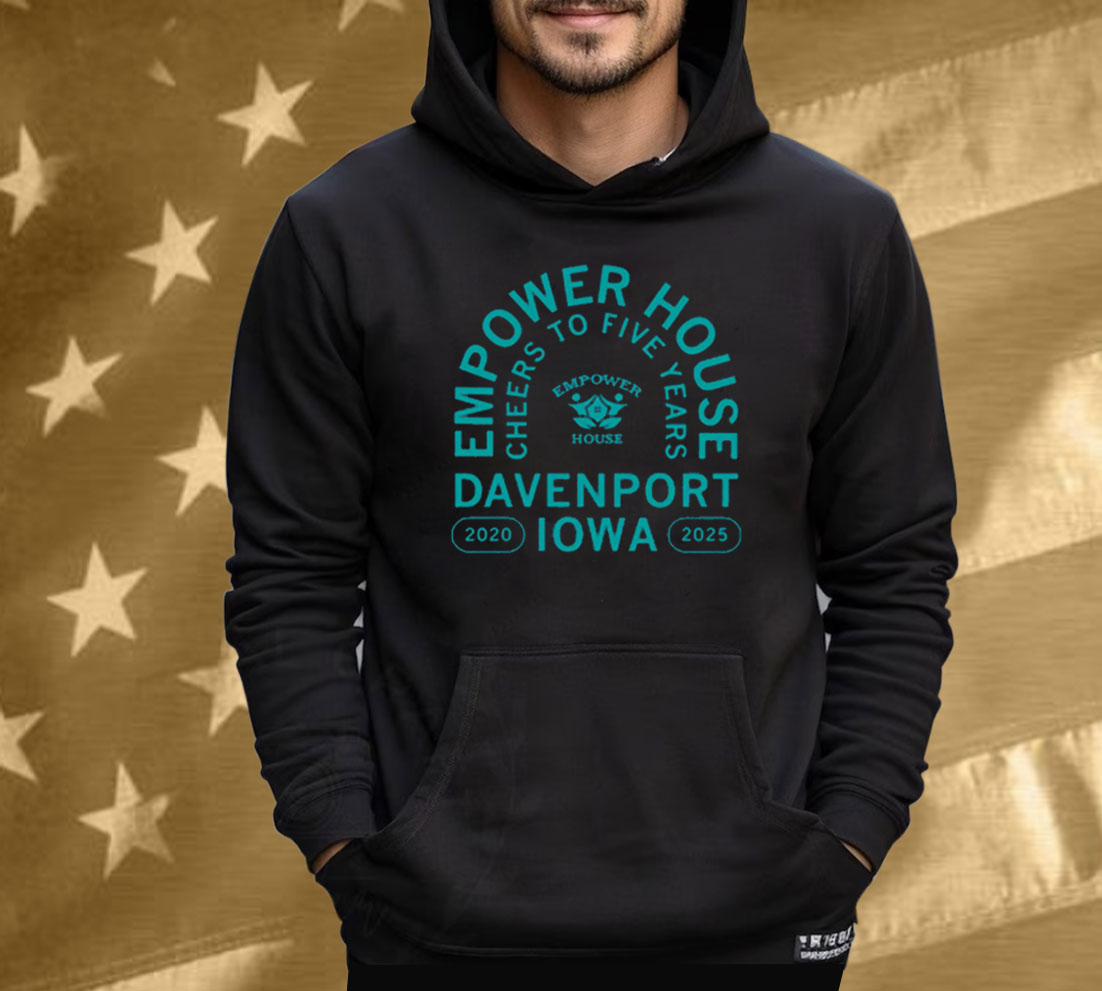 Empower House Cheers to Five Years Tee Shirt