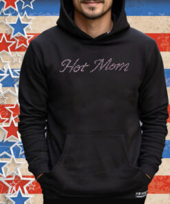 Hot Mom Rhinestones Tee Shirt