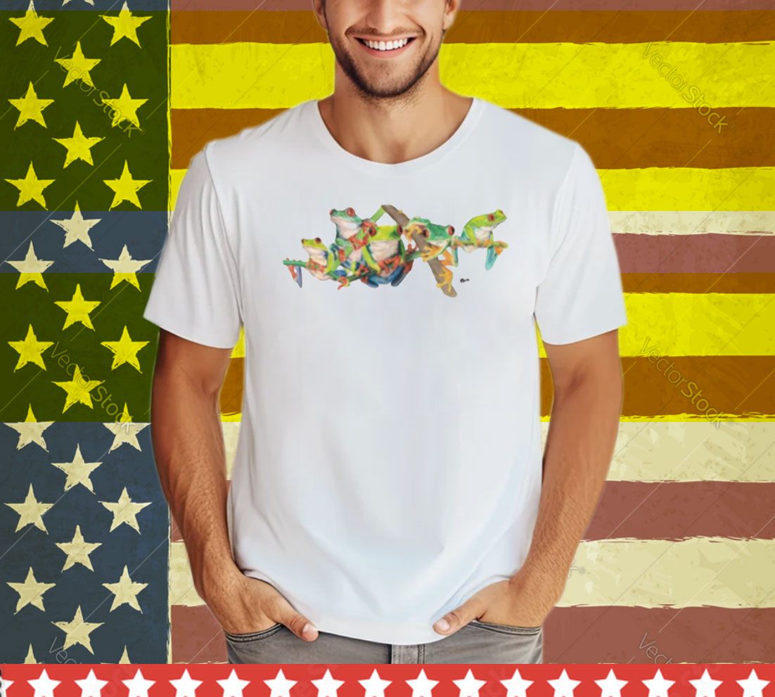 Jimmorristees Tree Frogs Tee Shirt
