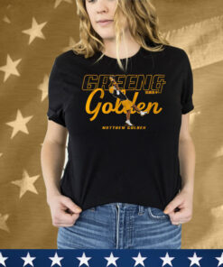 Matthew Golden Green & Golden Tee Shirt
