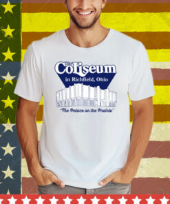 TravisKelces Wearing The Coliseum In Richfield, Ohio The Palace On The Prairie Tee Shirt