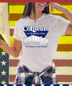 TravisKelces Wearing The Coliseum In Richfield, Ohio The Palace On The Prairie Tee Shirt