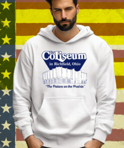 TravisKelces Wearing The Coliseum In Richfield, Ohio The Palace On The Prairie Tee Shirt