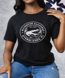 Alligator Alcatraz Retro 2025 Tee Shirt