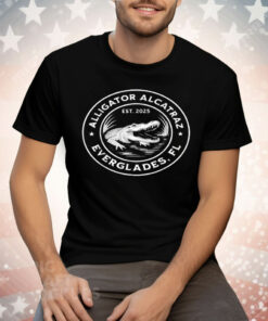 Alligator Alcatraz Retro 2025 Tee Shirt