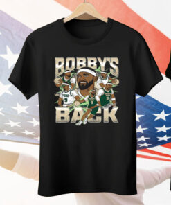 Bobby's Back Under Dog Tee Shirt