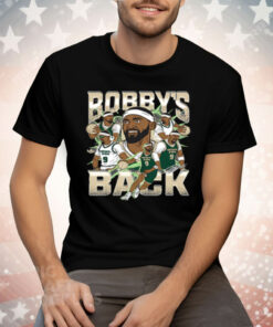 Bobby's Back Under Dog Tee Shirt