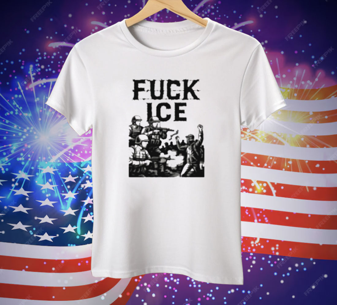 Fuck Ice Barbed Wire Protest Shirt Defiance In La Edition Tee Shirt