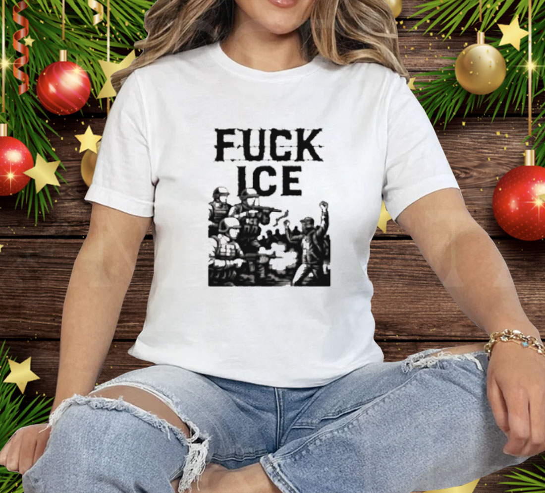 Fuck Ice Barbed Wire Protest Shirt Defiance In La Edition Tee Shirt