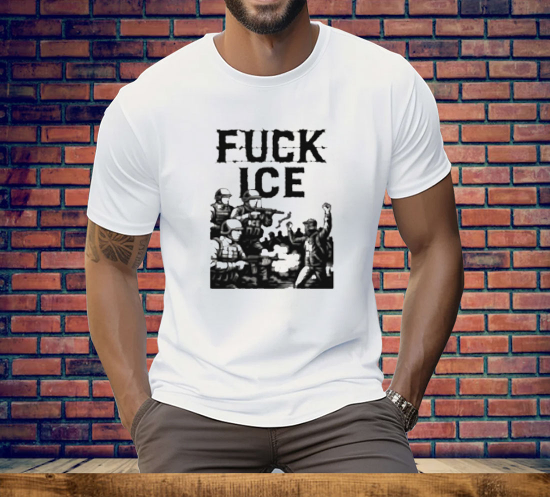 Fuck Ice Barbed Wire Protest Shirt Defiance In La Edition Tee Shirt