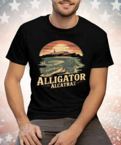 Funny Design Alligator Alcatraz Tee Shirt