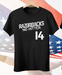 Gage Wood Arkansas Razorbacks 2025 NCAA Baseball Men’s College World Series No-Hitter Tee Shirt