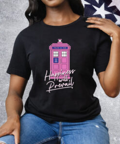 Happiness Will Prevail Police Box Tee Shirt