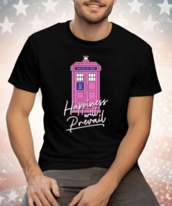 Happiness Will Prevail Police Box Tee Shirt