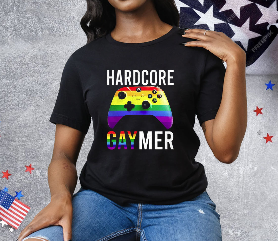 Hardcore Gaymer Tee Shirt