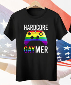 Hardcore Gaymer Tee Shirt