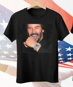 Keanu Reeves Diamond Grill And Luxury Watch Tee Shirt