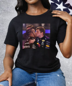 Lewis Hamilton kiss Max Verstappen Tee Shirt
