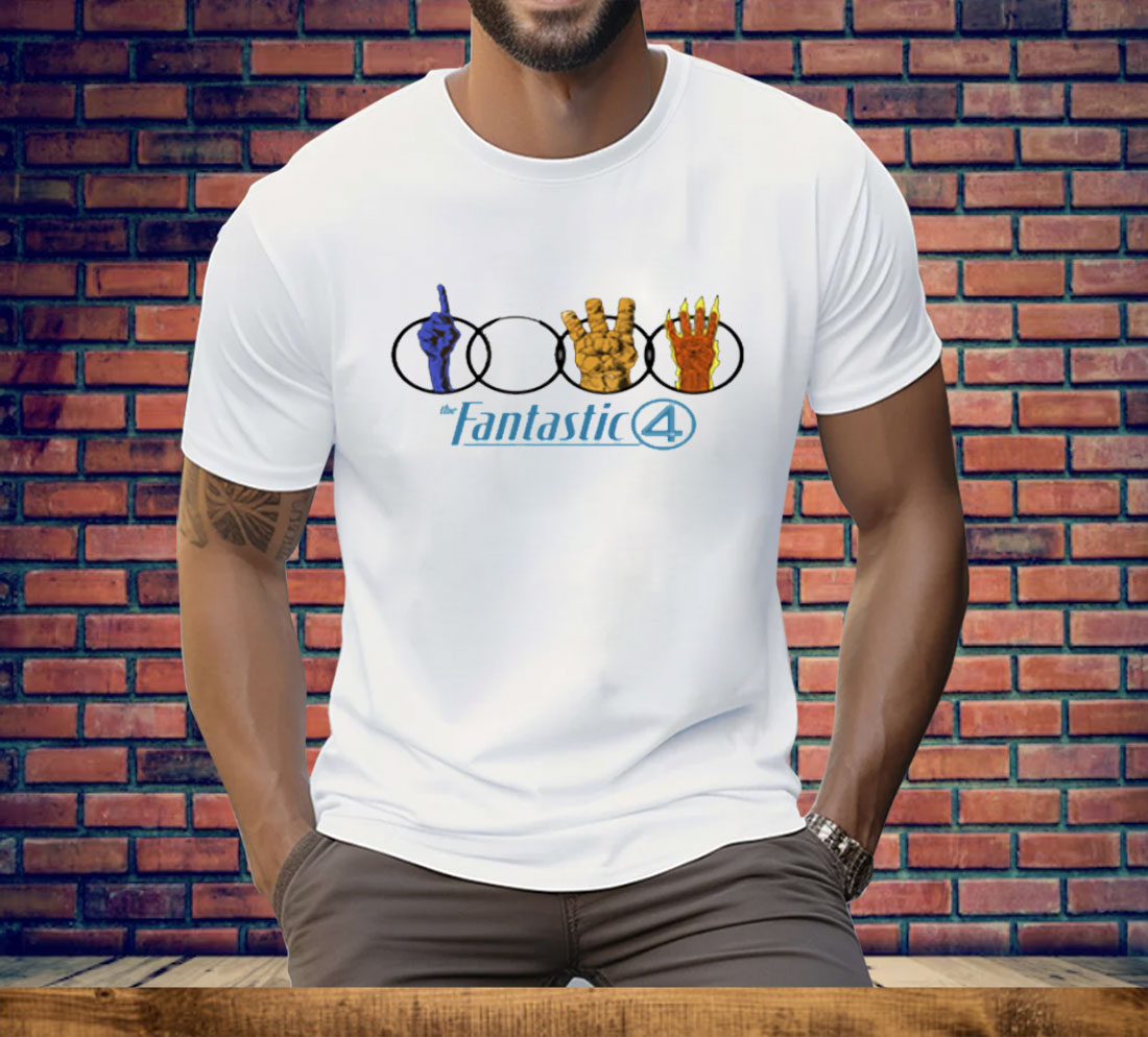 Marvel The Fantastic Four Hands Tee Shirt