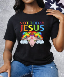 Today Not Jesussatan Goatsatanic Rainbow Satanism Tee Shirt