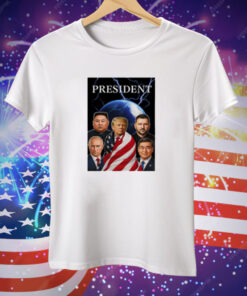 Trump Putin Zelenskyy Kim Jong-un Xi Jinping Global Tee Shirt