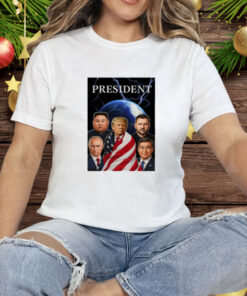 Trump Putin Zelenskyy Kim Jong-un Xi Jinping Global Tee Shirt